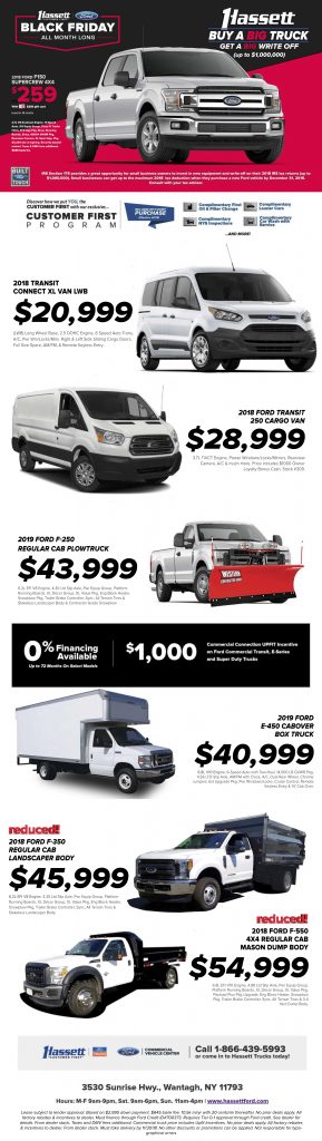 hassett trucks deals november 2018