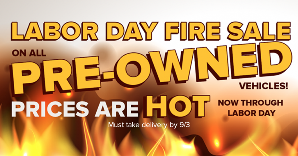 PREOWNED FIRE SALE THIS WEEKEND! Hassett Automotive
